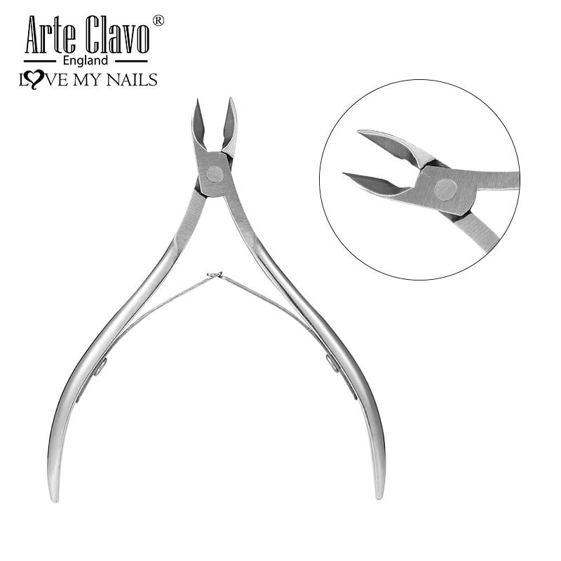 

Arte Clavo, щипцы для кутикулы ногтей на ногах, из нержавеющей стали, для удаления омертвевшей кожи, машинка для стрижки ногтей, ножницы для кутикулы, плоскогубцы, маникюрные инструменты