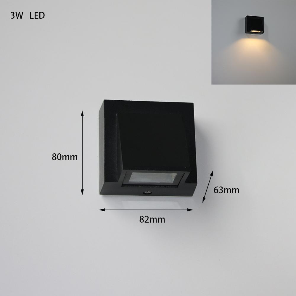 Modern LED Outdoor Waterproof Wall Lamp Up and Down Light Home Lighting Porch Garden Aluminum Wall Light Aisle Corridor Sconce