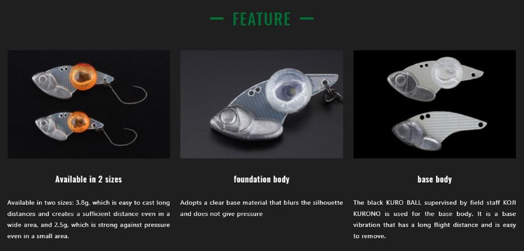 Jackall Kuro Ball 2.5 Grams Sinking Lure 4 Keiko Pink (3505)