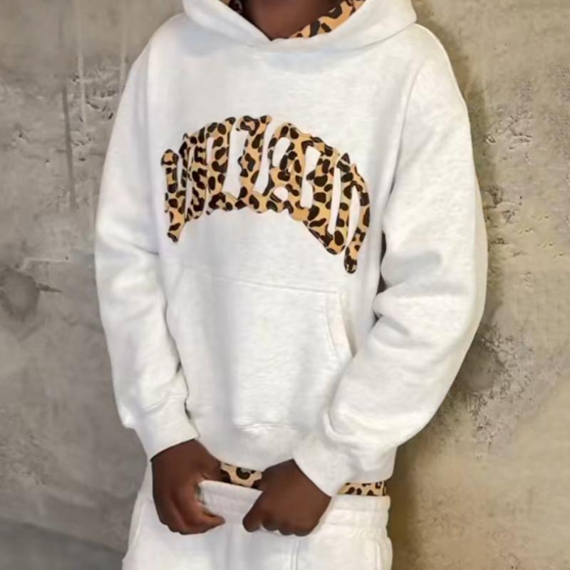 Evropská a americká pouliční volnočasová sportovní pánská a dámská mikina s kapucí