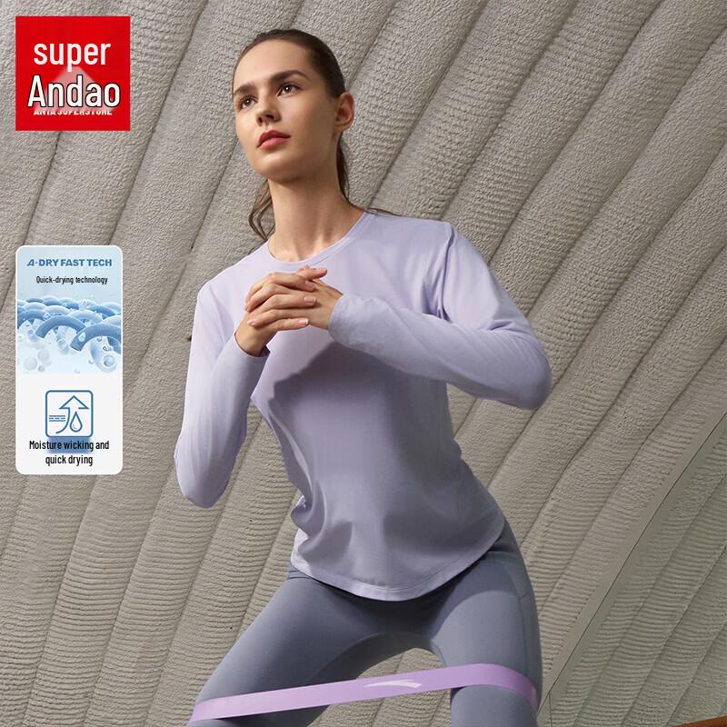 Anta Women s Quick-Dry Long Sleeve Running T-Shirt