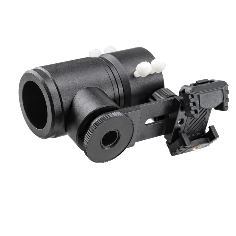 ANQILAFU Riflescope Mount Camera Adapter - Aluminum Frame for Enhanced Hunting & Birdwatching Experience - Dual Angle for Accurate Aiming -