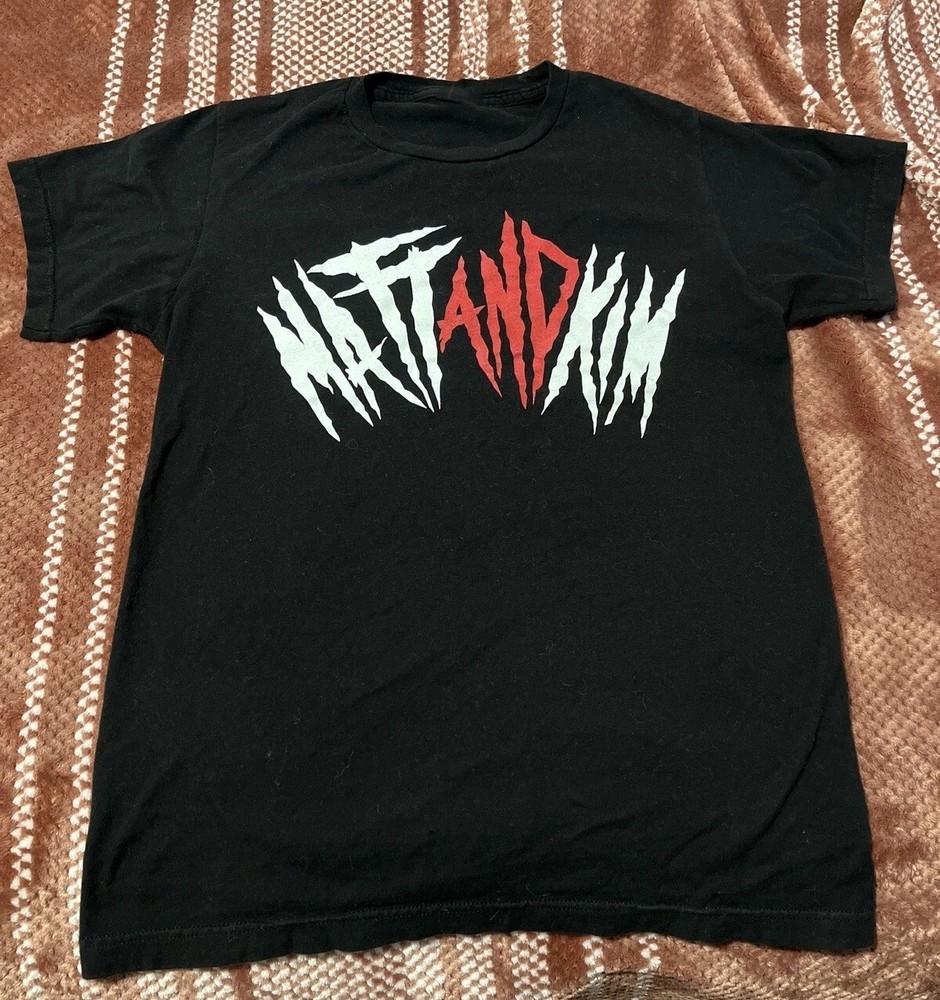 Logo Matt And Kim Band Indie Mummy T Shirt Black Men Shirt Unisex T-Shirt XXL