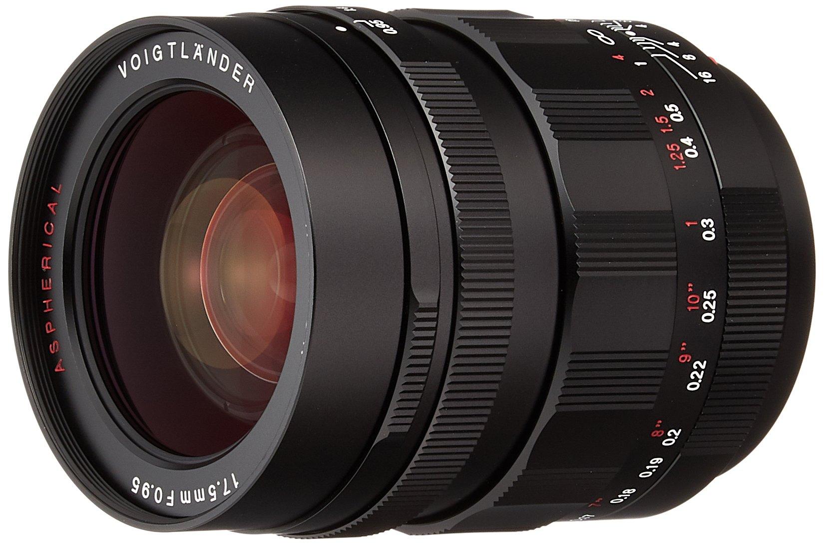 

Однофокусний об’єктив VoightLander NOKTON Micro Four Thirds, сумісний із Micro Four Thirds 17,5 мм F0,95 17,5F0,95BK