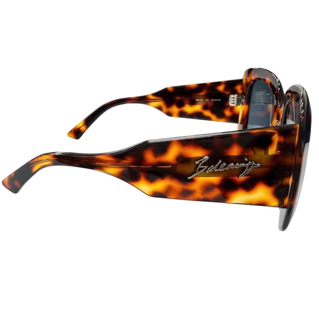 Very Good BALENCIAGA sunglasses Tortoiseshell Pattern Brown Used
