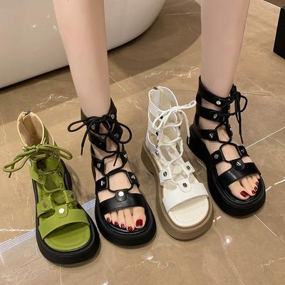 Sandali da Festa con Tacco da Donna Stile Spiaggia