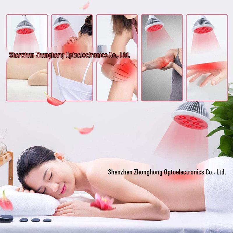 36W PAR38 Red LED Light Therapy Lamp - 660nm & 850nm Phototherapy for Beauty
