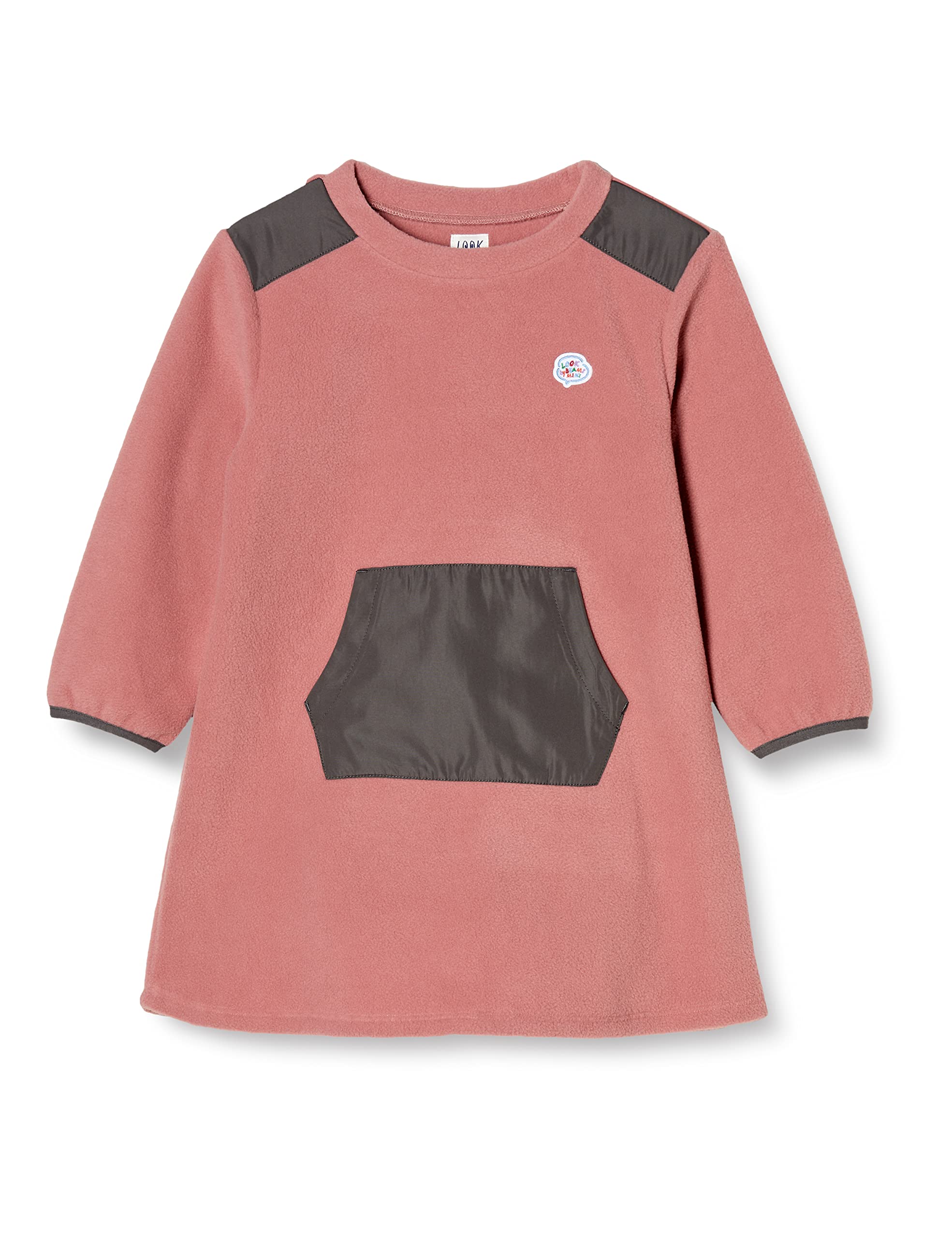 

Від Beams Fleece Dress Pink 120 [Look Mini] рожевий