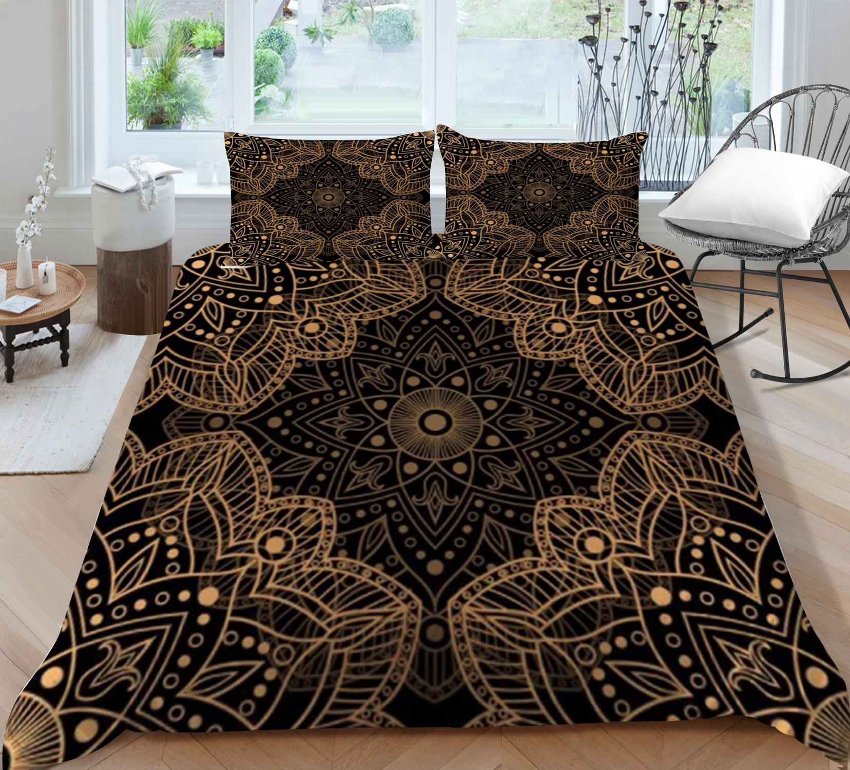 

Комплект пододеяльников в стиле бохо, чехол для постельного белья в стиле бохо, дизайн наволочки для дома, домашний текстиль для мужчин и женщин, одноместный чехол для кровати королевского размера EU Single 135x200cm