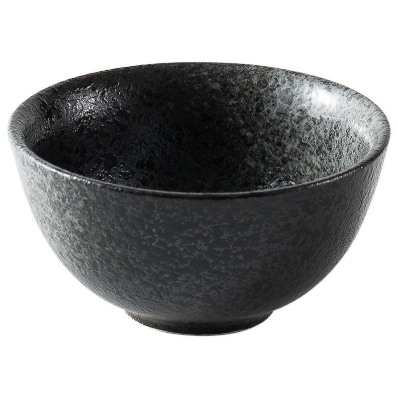 Japanese Creative Small Bowl Household Personalized Rice Bowl Barbecue Dipping Bowl Ceramic Tableware Restaurant Retro Dessert Small Bowl