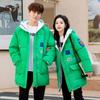 Wear Down Padded Jacket On Both Sides, Girls' Winter Clothes, Tooling Padded Jacket, Women's Mid-length Fashion, Loose Padded Jacket Trend