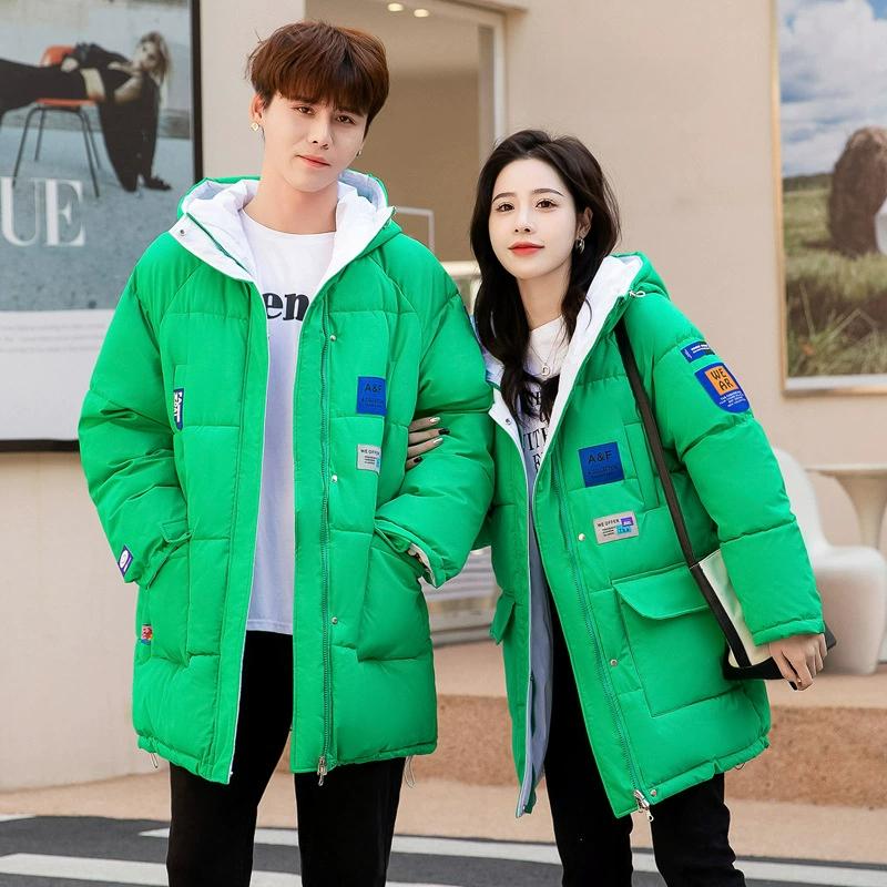 Wear Down Padded Jacket On Both Sides, Girls' Winter Clothes, Tooling Padded Jacket, Women's Mid-length Fashion, Loose Padded Jacket Trend