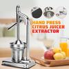 Silver Stainless Steel Press Juicer Fruit And Vegetable Tools Commercial Squeezers And Reamers Household Lemon Orange Pomegranate New