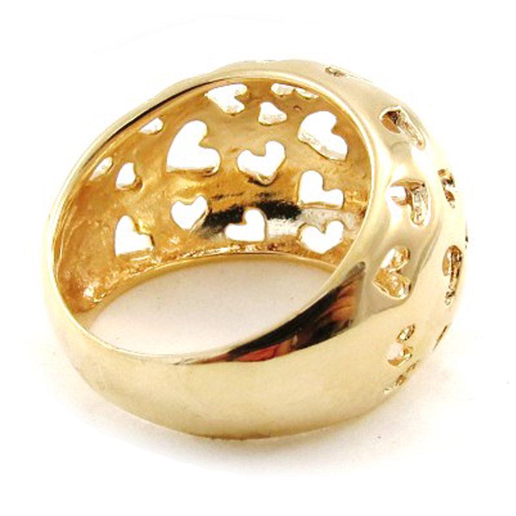 Gold Plated Ring 'Choreography' Love
