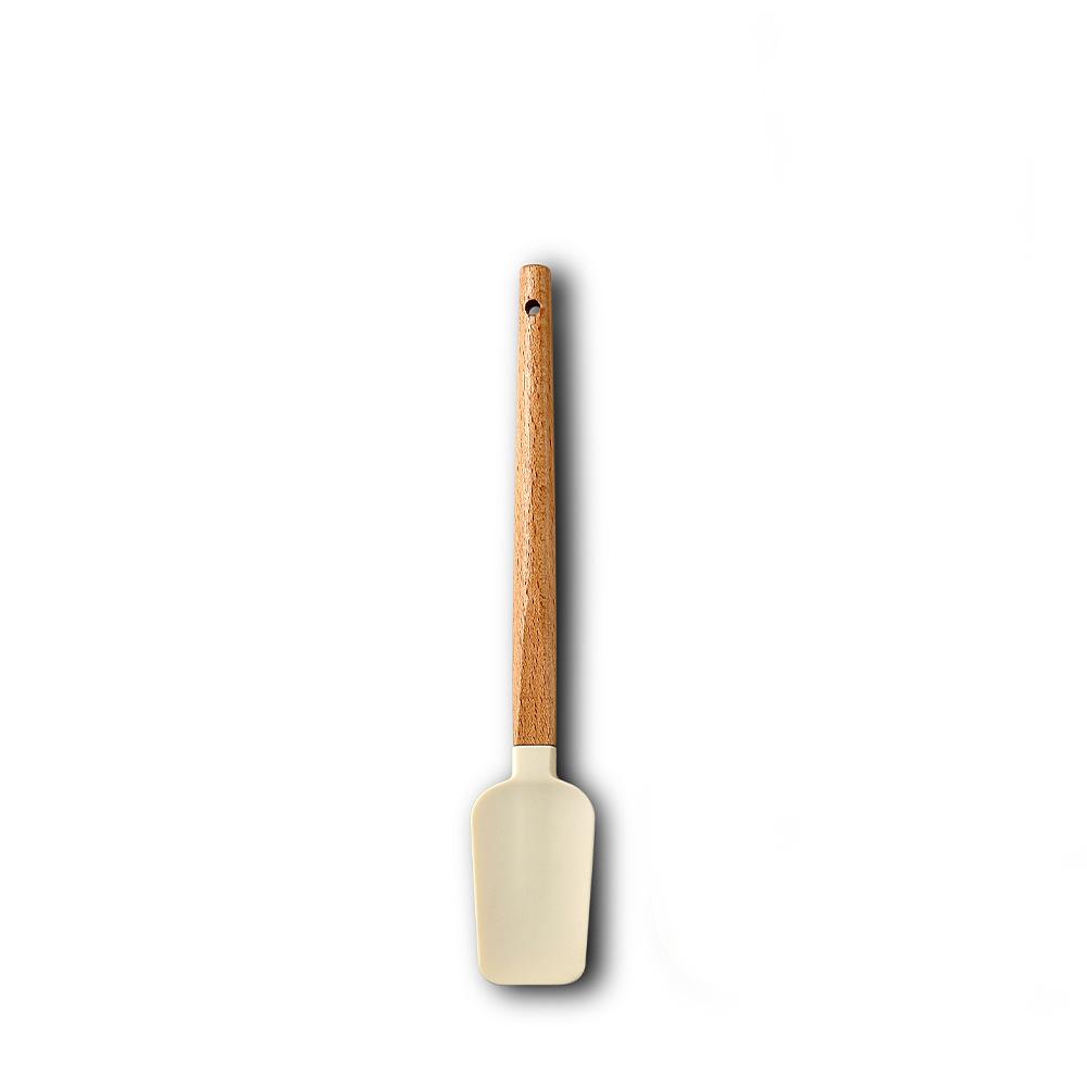Silicone Scraper Scraper Home Baking Wooden Handle Scraper Cake Scraper Cream Small Spatula Set6