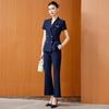 Tluoman Women's Short-Sleeve Business Suit Set