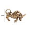 2 Stück Vintage Messing Stierkampf Figuren Zwölf Tierkreiszeichen Stier Ornament Gartendekoration