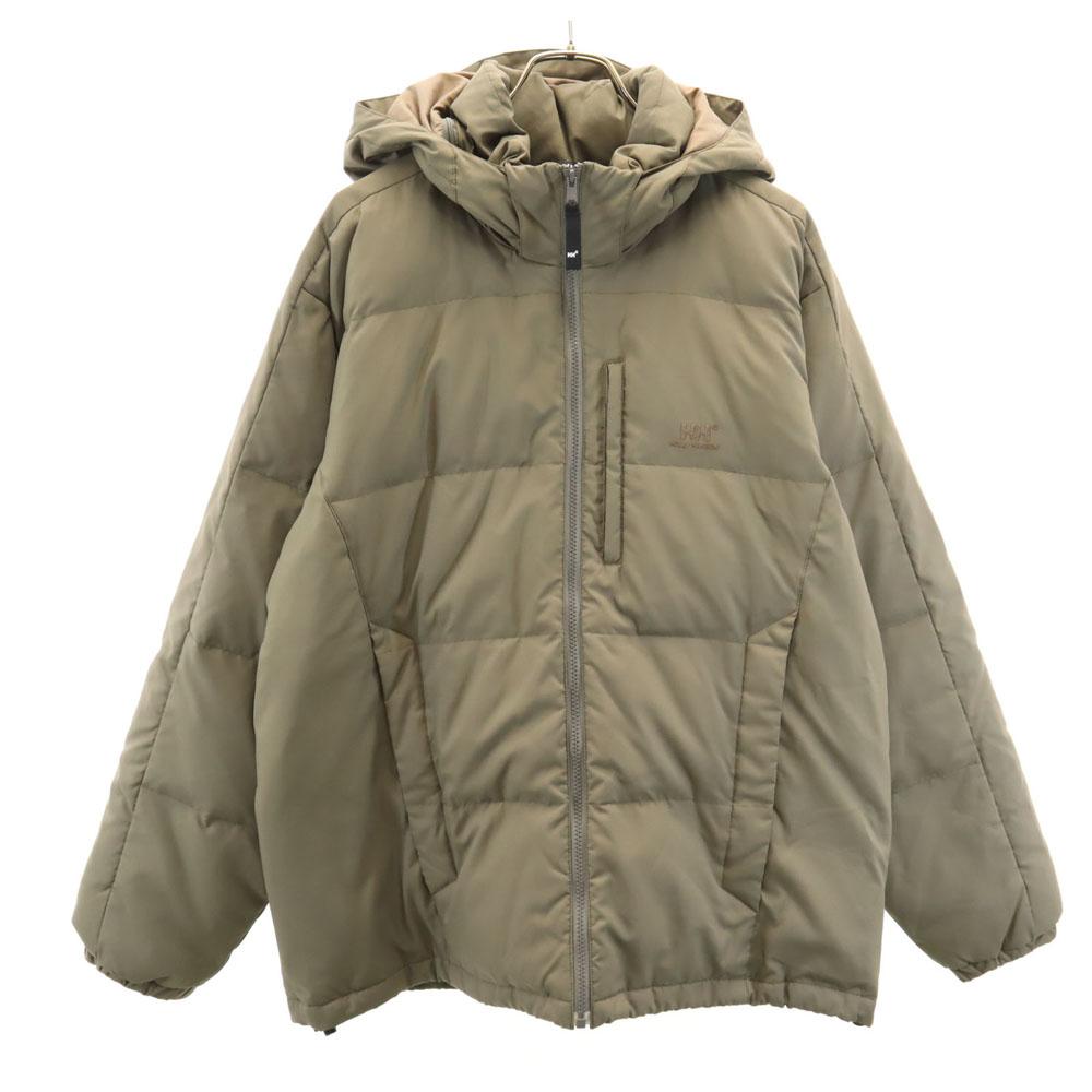 

HELLY HANSEN Down jacket XL khaki Men s Used
