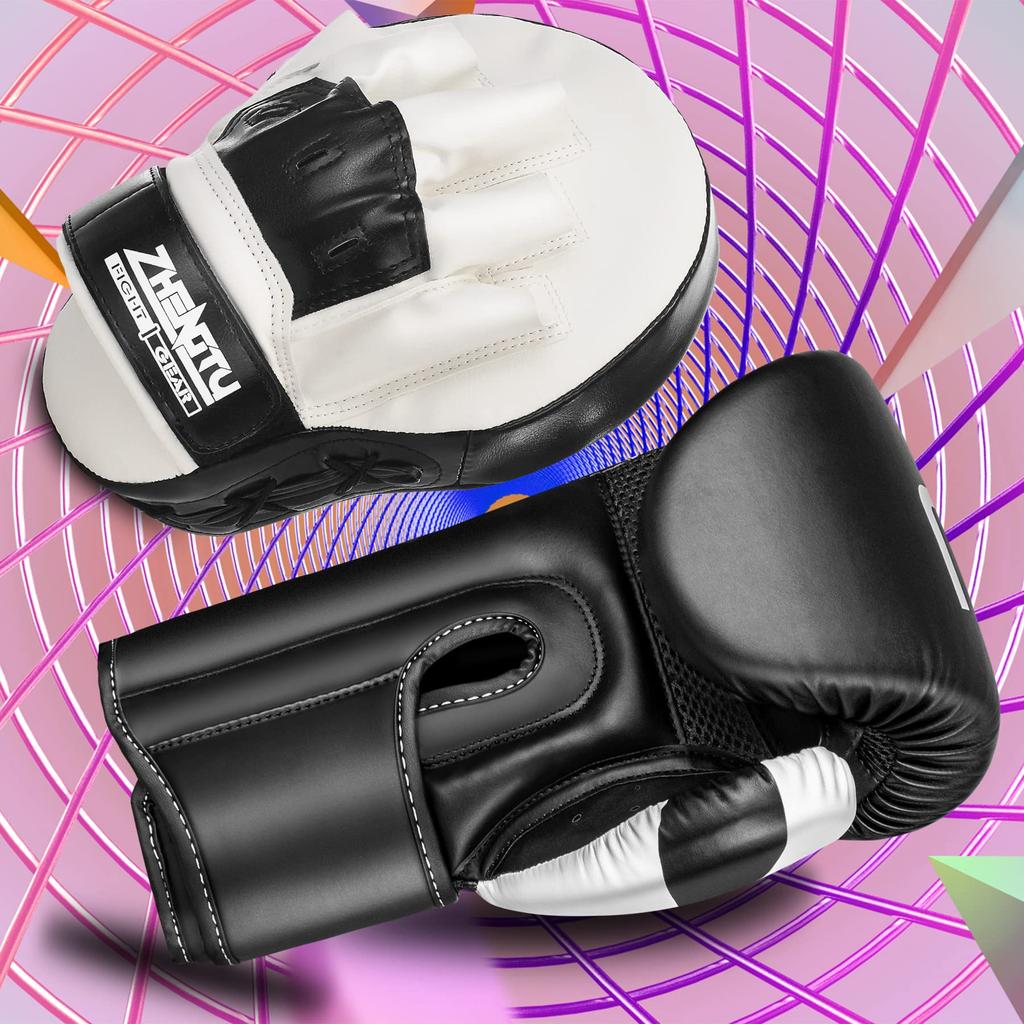 ZTTY Boxing Gloves by RIZIN Current CFFC Flyweight Champion and 24th DEEP Flyweight Champion PU Punching Training Punching MMA Punching Stress Unisex