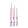 3 Pcs Facials Blackhead Remover Tweezers Extractor Acne Removal Pimple Popper Tool Kits Blackheads Tweezers