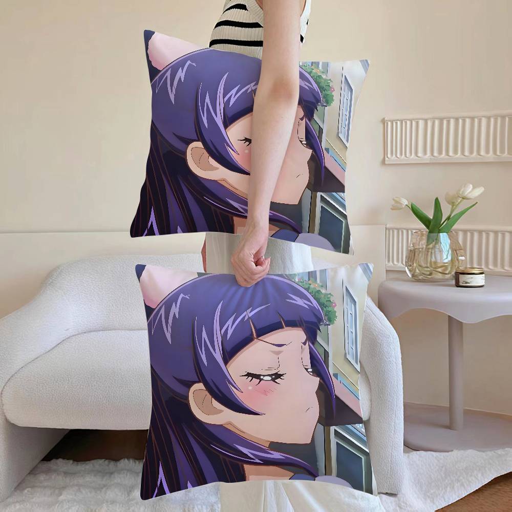 R-Riko Izayoi Pillow Case Sofa and Living Room Decorative Cushion Covers Dust-proof and Mite-proof Invisible Zipper