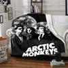 Arctic Monkeys Disco Ball Flannel Blanket Super Soft Warm Cozy Blanket For Sofa Bed Office Travel Allseason Home Decor Gift
