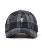 Eondeokeonteulol Logo Check Ball Cap Union Udc / Authentic B B / Navy Tartan