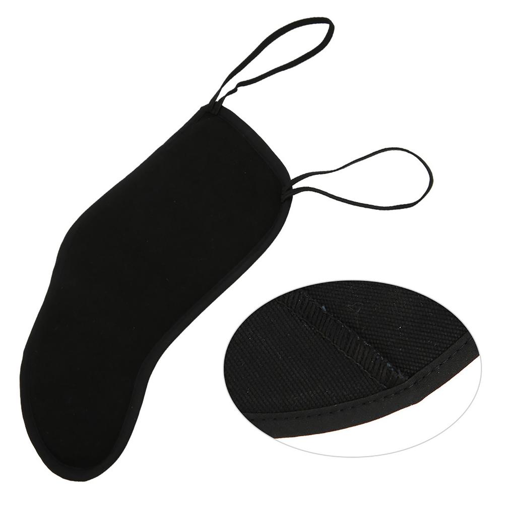 4 4‑3 4 Violin Chin Shoulder Rest Black Flannelette Pad Protector Musical Instrument Accessories
