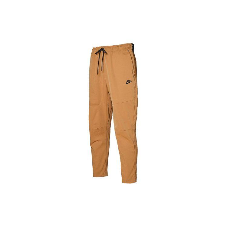 Nike Casual Pants Men's Linen Moderate Straight Fit Pants CU4484-201