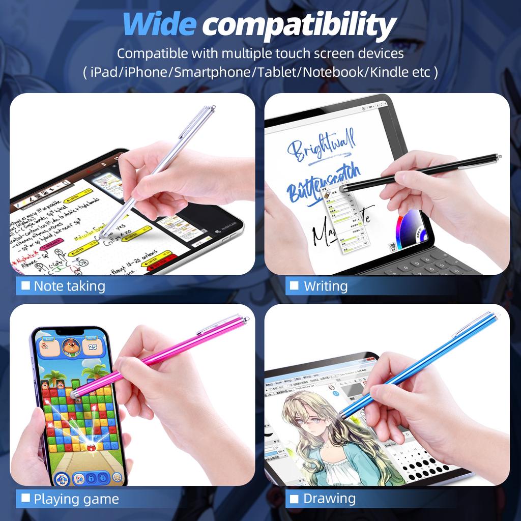 18.5CM Long Stylus Pen Capacitive Pen Touch Screen Stylus Pencil For Samsung iPad Tablet Android Phone Touch screen Pen