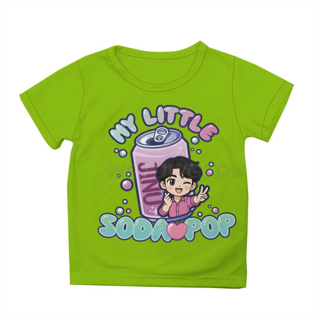 Sommar Kpop Demon Hunters Jinu T-shirts Flickor Pojkar Söta Kortärmade Vardagstoppar Min Lilla Läsk T-shirt Barnkläder