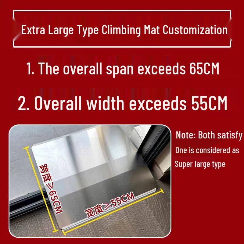 

Multi-Surface Climbing Mat for Robot Vacuums: Navigates Door Tracks, Floors, Platforms, and Stairs Default Option