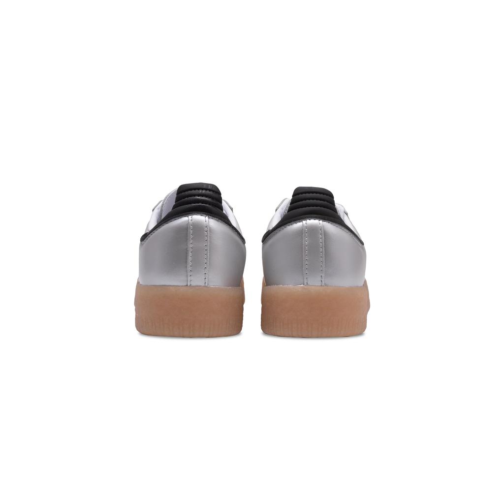 Adidas Originals SAMBAE Silver Girlish Abrasion Resistant Low top Skateboard Shoes Women's IG5744(Team348-)