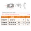 T-Nuts Screws Kit T Track Nut for 2020 3030 Series Aluminum Extrusion T Slot Nut M3 M4 M5 M6 Hexagon Socket Bolts T Sliding Nuts