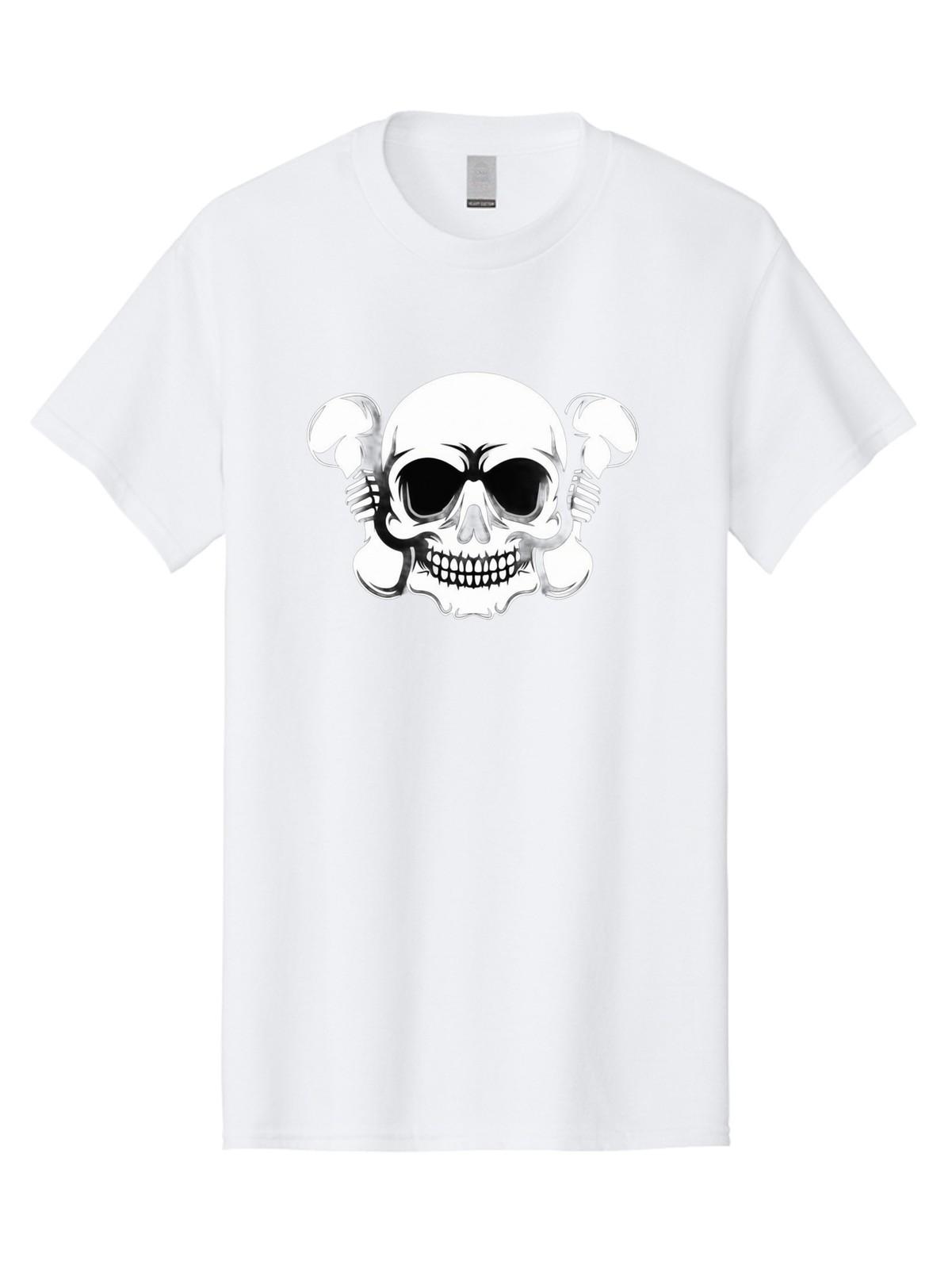Skull-And-Crossbones Mens Graphic Tee,100% Cotton,Casual Summer Wear S разноцветный