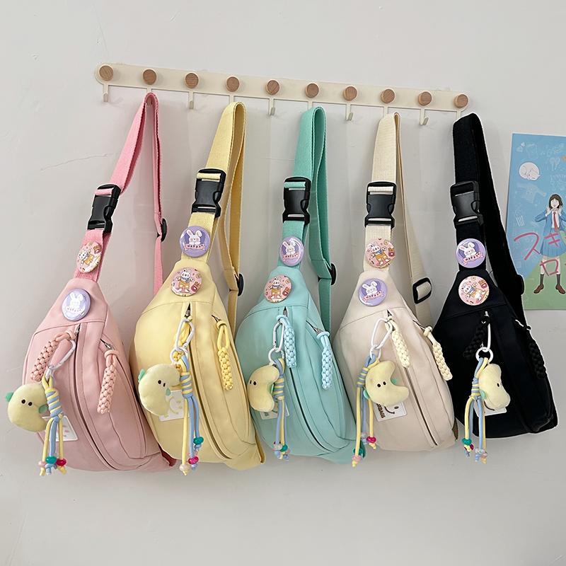 Sports Large Capacity Chest Bag Student Crossbody Bag Women's Waist Bag