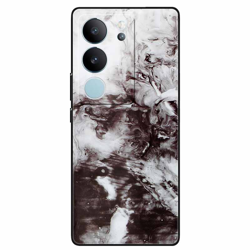 Phone Cases For Vivo V29 5G Cover 2023 Silicone Soft Lovely Marble Printing Coque for Vivo V29 V 29 V2250 Back Coque 6.78'' Etui