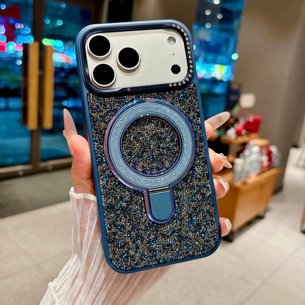 Applicable To iPhone11promax Mobile Phone Case Apple 11Pro Advanced Sense 11 Glitter Flash Diamond 11 Bracket Case