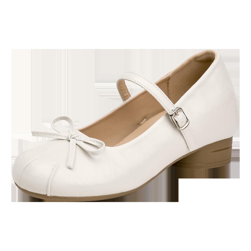 Silver French Ballet Style Light Mouth Inner Height Increase Flat Sole Shoes Women's 2026 New Summer Retro Mary Jane Shoes