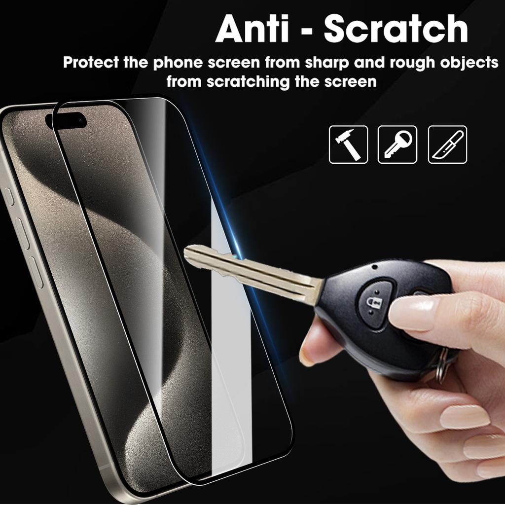 Protetores de tela de alta definição para iPhone 17 Air 17Pro 17 ProMax 9H Dureza Vidro temperado à prova de arranhões para iPhone 17