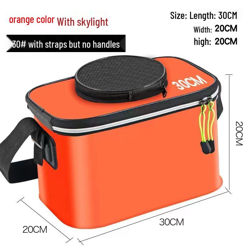 Foldable EVA Fishing Bucket with Fish Protection and Multi-Purpose Design