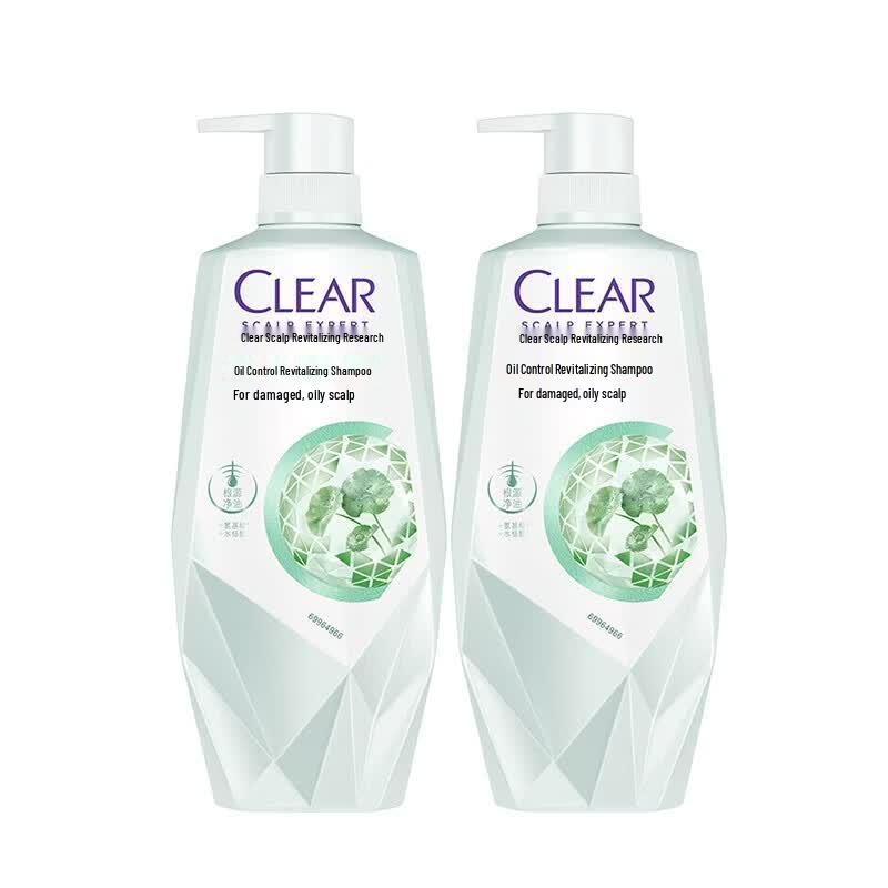Clear Scalp Care Oil Control Shampoo Twin Pack