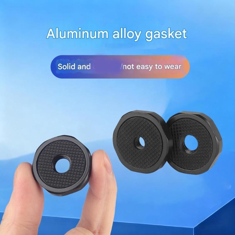 Hot Shoe Seat Lock Knob Flash Stand Mount Adapter 1/4inch/3/8inch Nut Photography Accessories For Tripod Selfie Stick