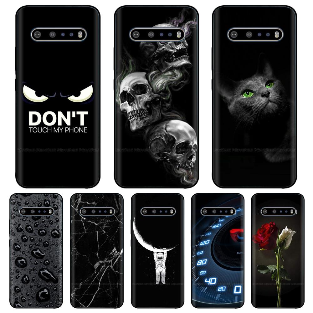 Für LG V60 ThinQ Hülle 6,8" Weiches Silikon TPU Handyhülle Funda Für LG V60 ThinQ 5G V 60 Rückseite lgV60 ThinQ coque Bumper Schale