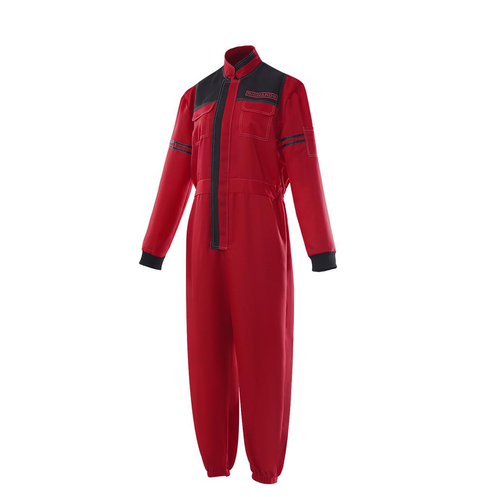 Cosplay Jagdspiel Cosplay Anzug Glenn Powell roter Arbeits-Einteiler Anzug Cosplay Anzug