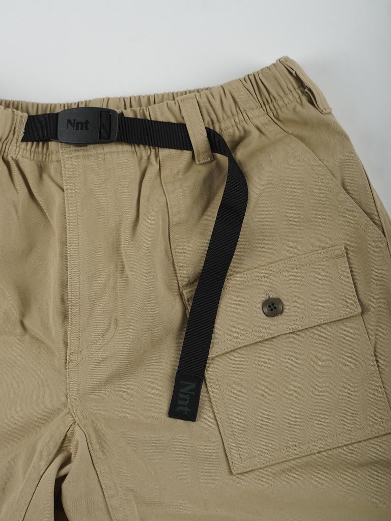 NENETS AUTHENTIC Fatigue Pocket Buckle Shorts Beige