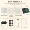 Pet Playpen with Waterproof Mat, DIY Small Animal Enclosure 34 Panels, Indoor/Outdoor Metal Pet Fence for Guinea Pigs