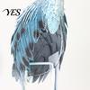 Weatherproof Patio Decoration Blue Heron Garden Statues, Metal Cranes Decor, Sculpture Yard Outdoor Ornament Art, Bird Lawn Ornaments for Backyard