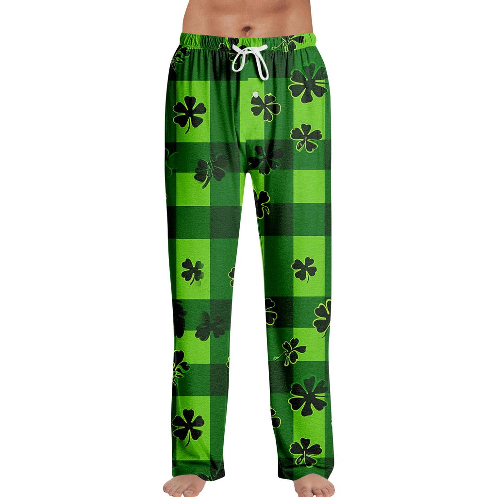 Men's St. Patrick's Day Print Home Sleep Pants