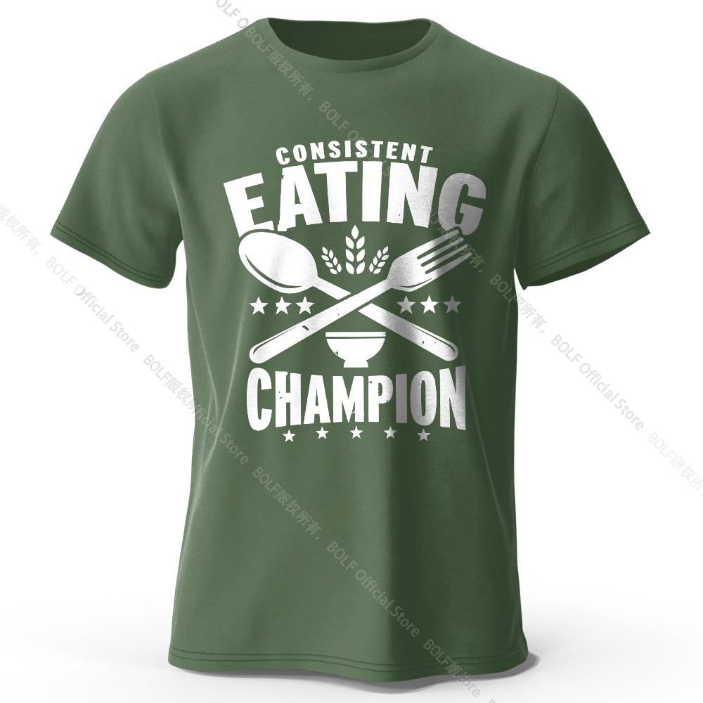 Men's Printed T-Shirt 100% Cotton Oversized Bold Graphic Tees for Women Summer Tops Foodie Streetwear